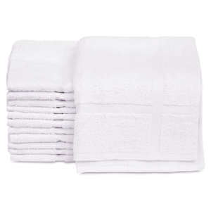 12 Pack New Cotton Economy Bath Mats