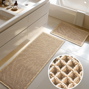 Large Bath Mat Set of 2