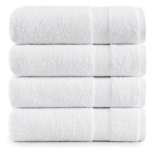 White Bath Sheets Set-Bath Towels Extra Large