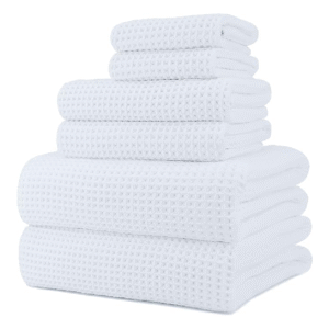 Microfiber Bath Towel Set, 6 Piece