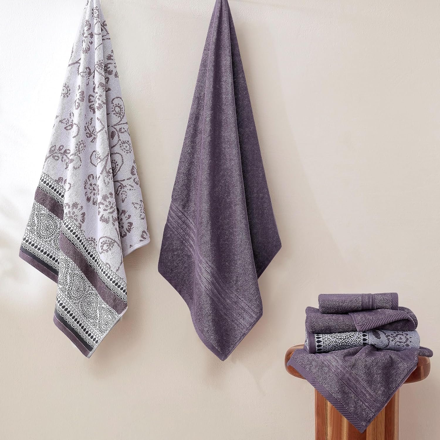 Modern Threads 6-Piece Cotton Towel Set - Image 2
